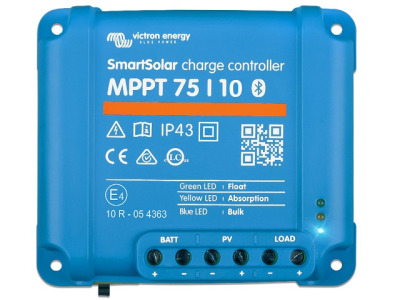 Solcellsregulator 10A MPPT, SmartSolar, Victron 75/10