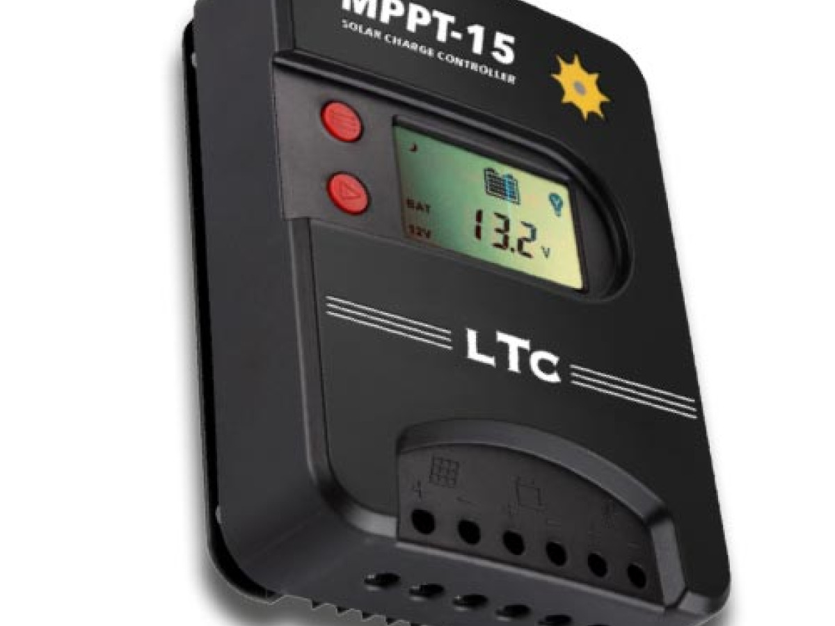 Solcellsregulator 15A MPPT med display, LTC, bild 1 av 1