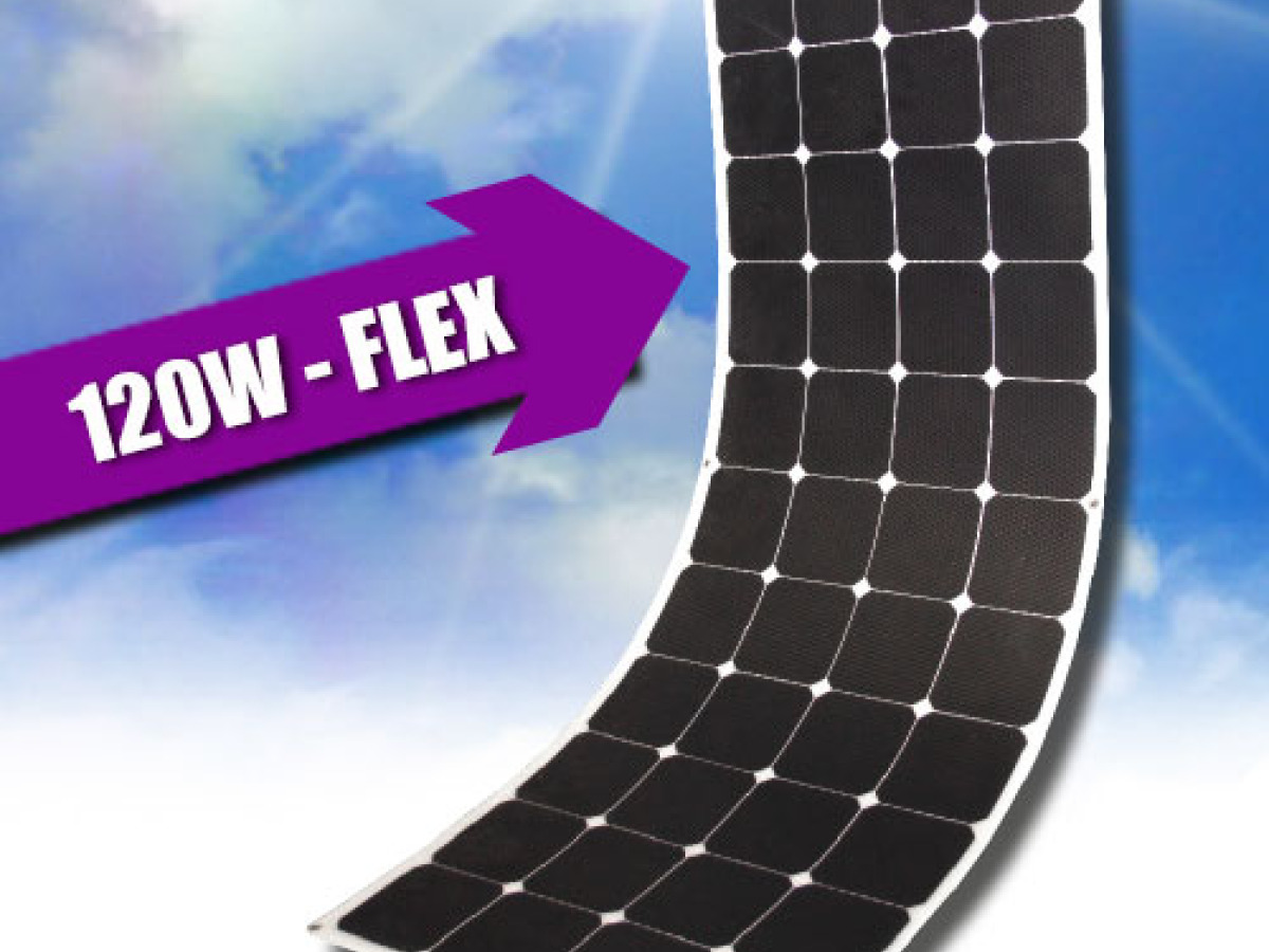Solpanel 120W Flexibel LTC 1360x50x3mm, bild 1 av 1