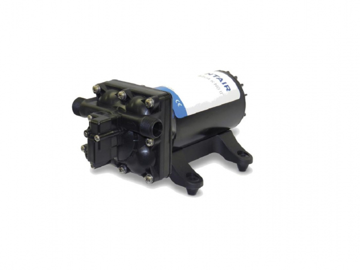 Tryckvattenpump 11,4L/min 12V Shurflo 4139 AQUAKING II STD 3.0, bild 1 av 1