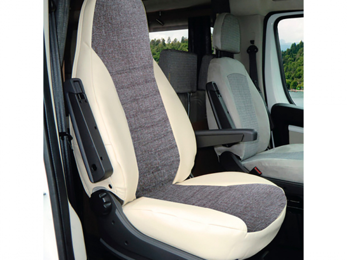 Klädsel beige/grå, konstläder Fiat Ducato 2007-, bild 1 av 1