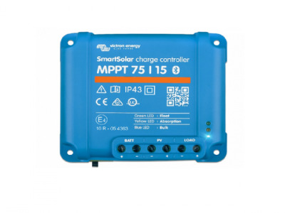 Solcellsregulator 15A MPPT, SmartSolar, Victron 75/15
