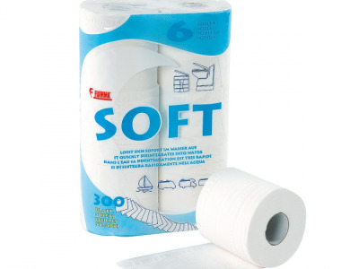 Toalettpapper Soft Fiamma, 6-pack