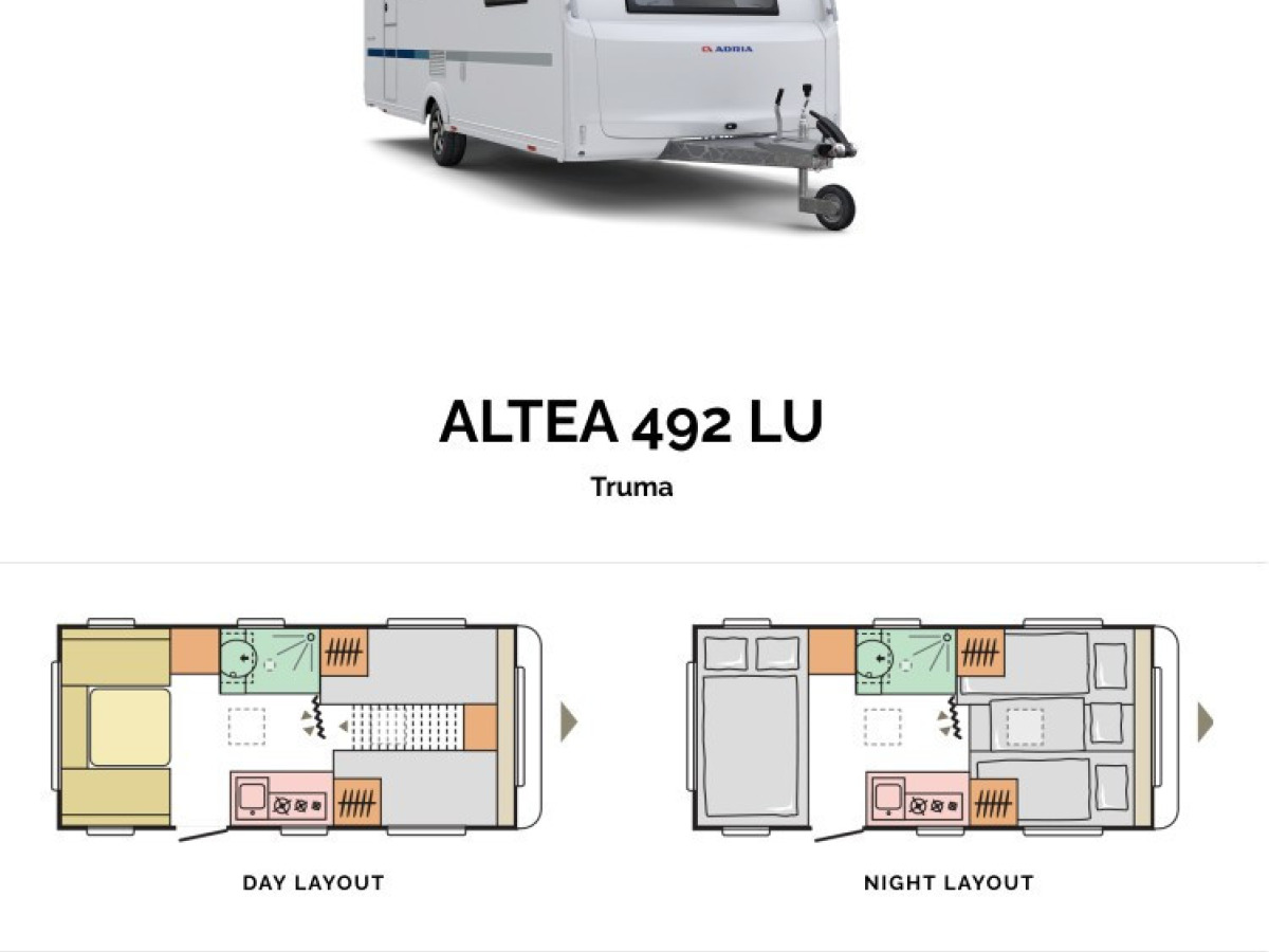 Adria ALTEA 492 LU PLUSPAKET LÅNGBÄDDAR TRUMA, bild 19 av 19