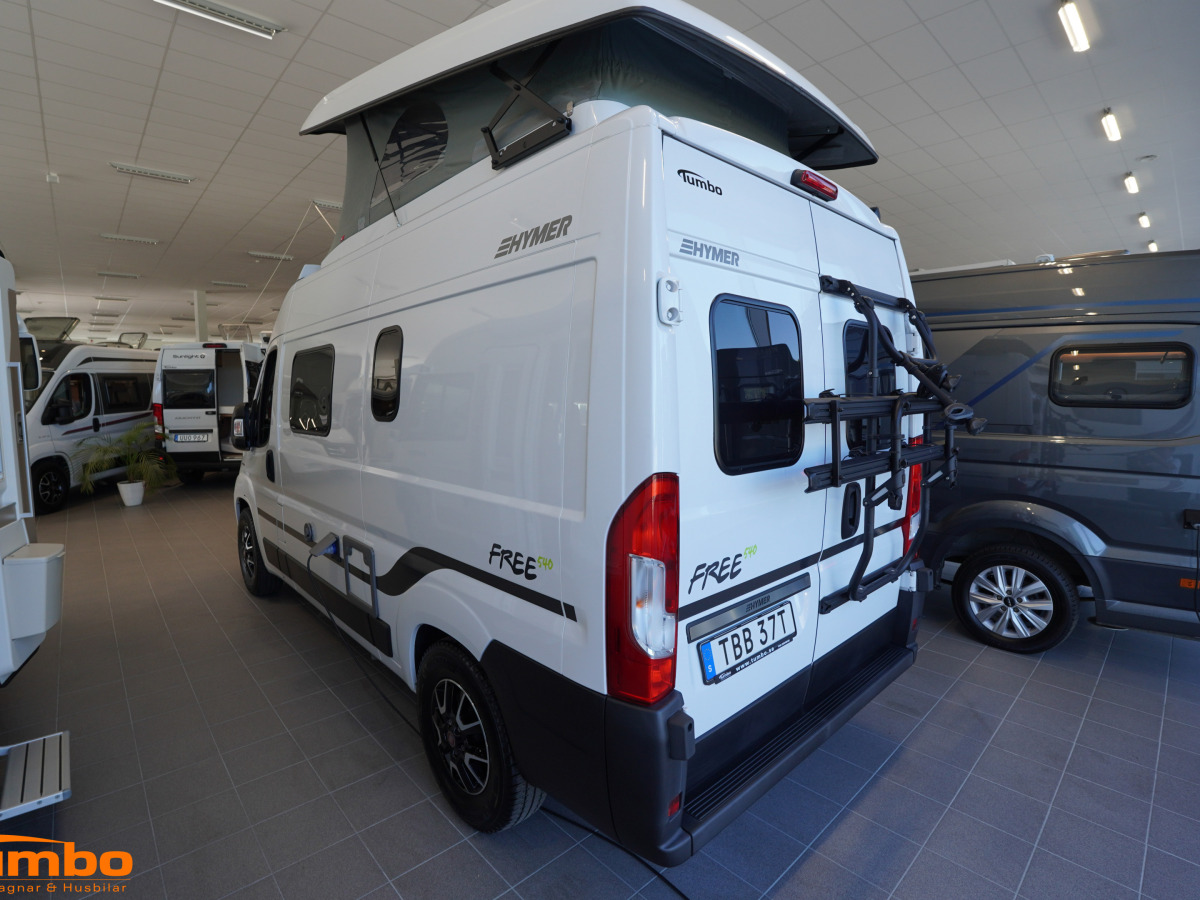 Hymer FREE 540 Pop-up Automat 140hk Cykelställ, bild 17 av 20