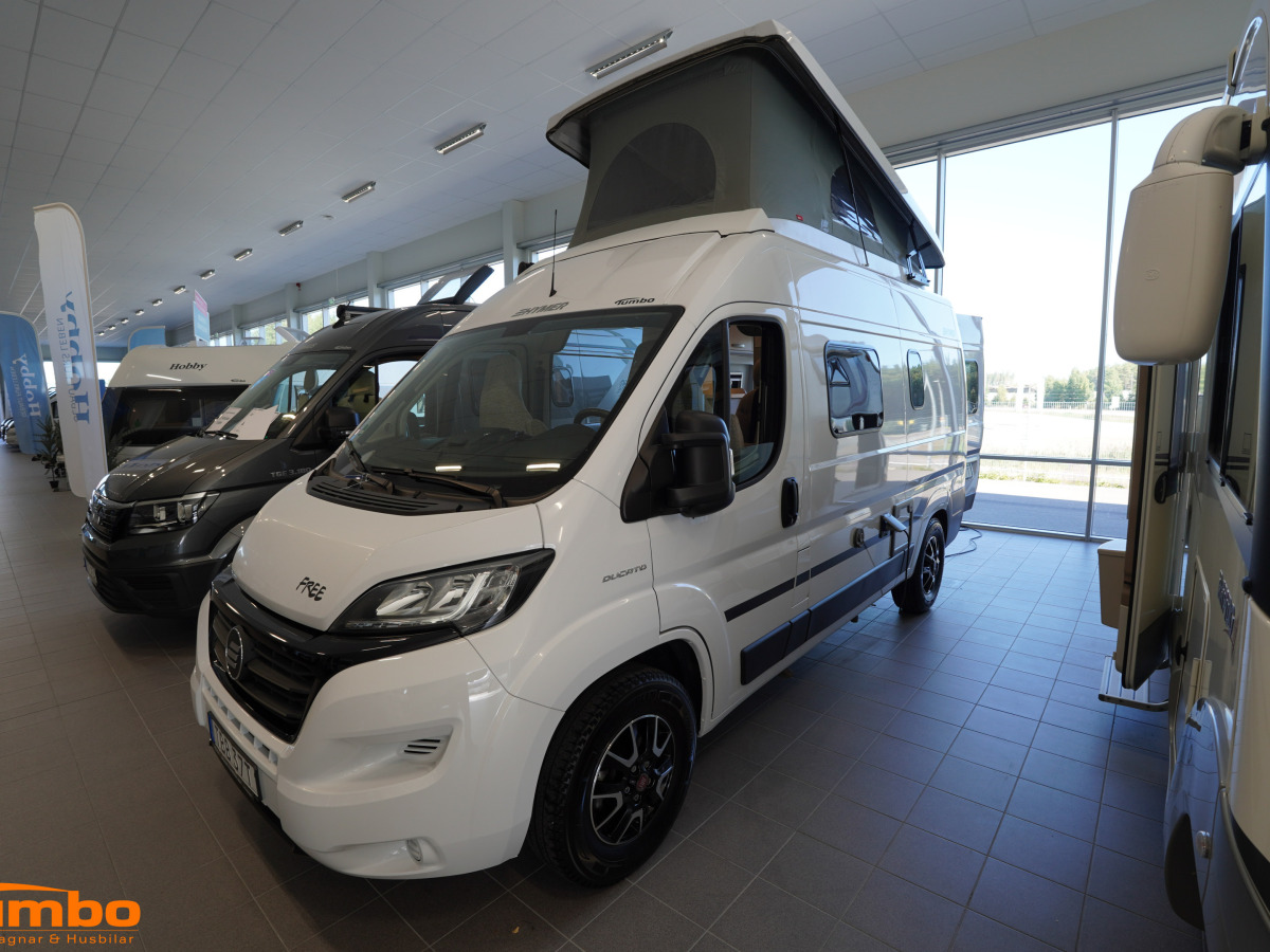 Hymer FREE 540 Pop-up Automat 140hk Cykelställ, bild 16 av 20