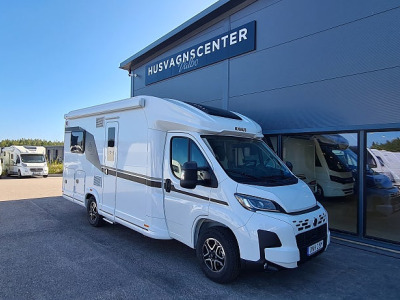 Knaus 650 MF live Wave franskbädd, solcell, tv