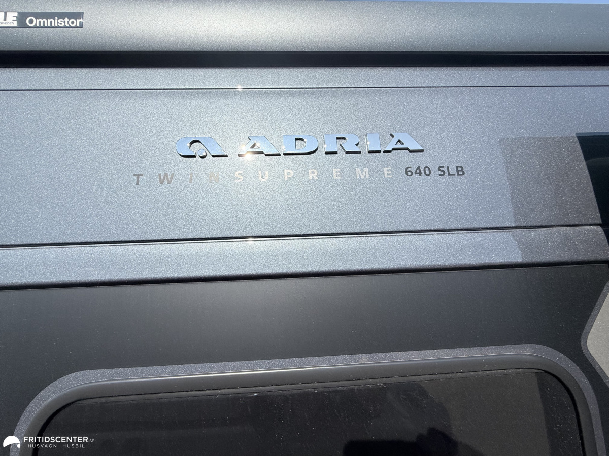 Adria TWIN SUPREME 640 SLB /160 hk Inkommande November, bild 12 av 12