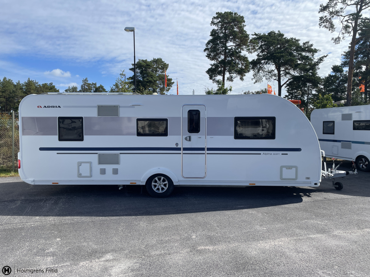 Adria ALPINA 663PT BARNKAMMARE QUEENSBED CYKELSTÄLL, bild 2 av 20