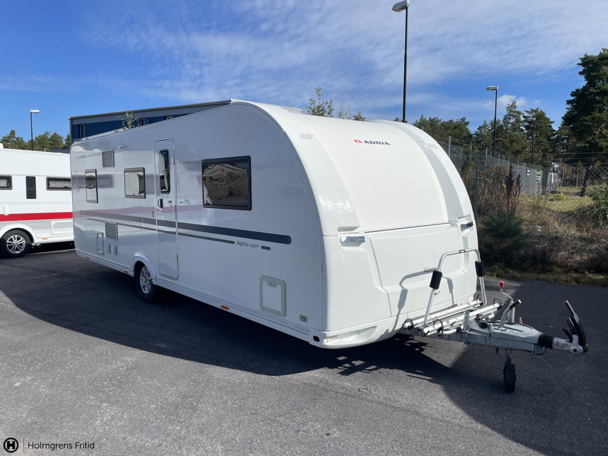 Adria ALPINA 663PT BARNKAMMARE QUEENSBED CYKELSTÄLL, bild 1 av 20