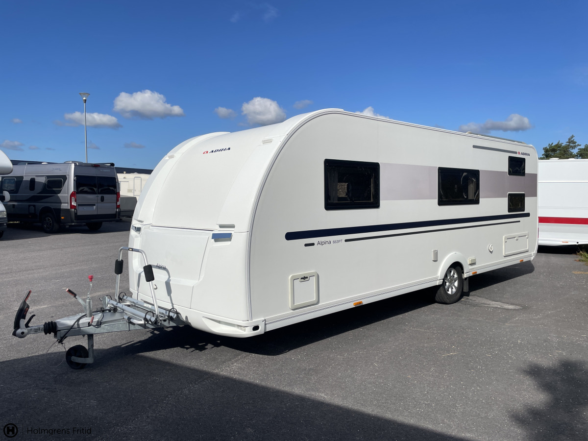 Adria ALPINA 663PT BARNKAMMARE QUEENSBED CYKELSTÄLL, bild 6 av 20