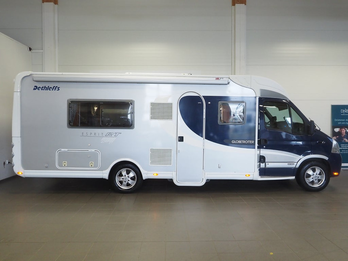 Dethleffs Globetrotter Esprit RT Alde Markis Cykelställ Låga långbäddar 3500kg, bild 3 av 28