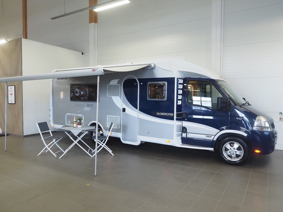 Dethleffs Globetrotter Esprit RT Alde Markis Cykelställ Låga långbäddar 3500kg, bild 27 av 28
