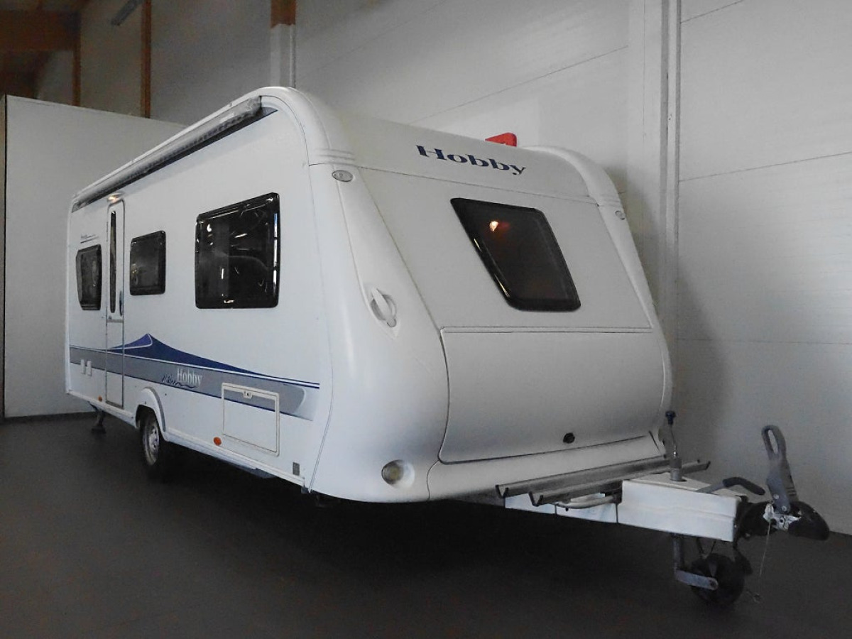 Hobby Prestige 540 UFE Markis Franskbädd Cykelställ, bild 1 av 15