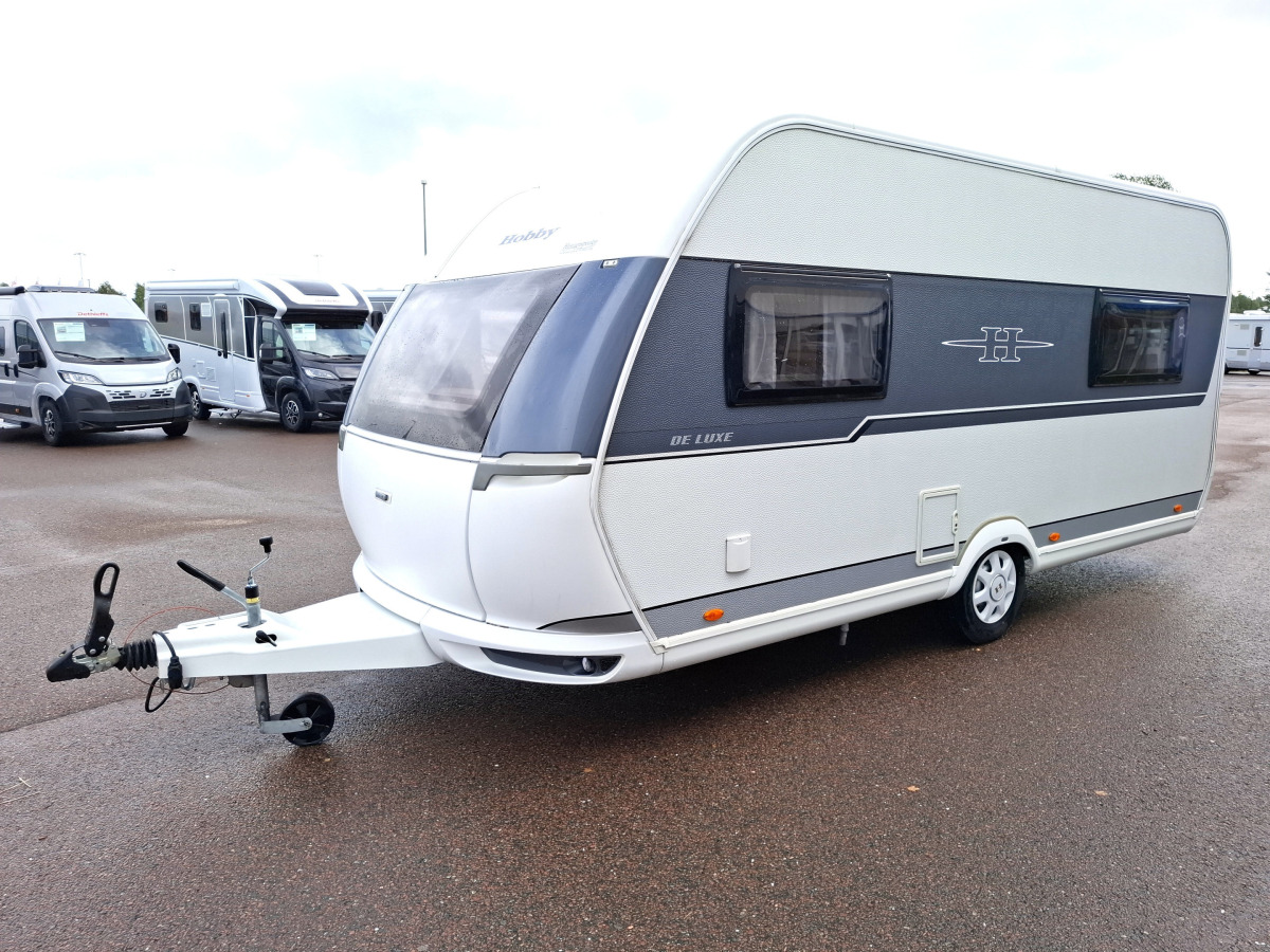 Hobby 460 LU De Luxe Långbäddar, Solpanel, Markis, bild 4 av 9