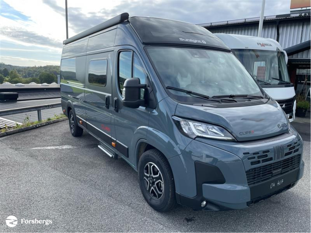 Sunlight Cliff 640 X Adventure / 208 AH Lithium, Adaptiv farthållare, Dieselpanna med elpatron, bild 1 av 16