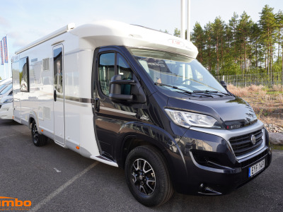 LMC T 722 Black Line Alde Solcell Cykelställ