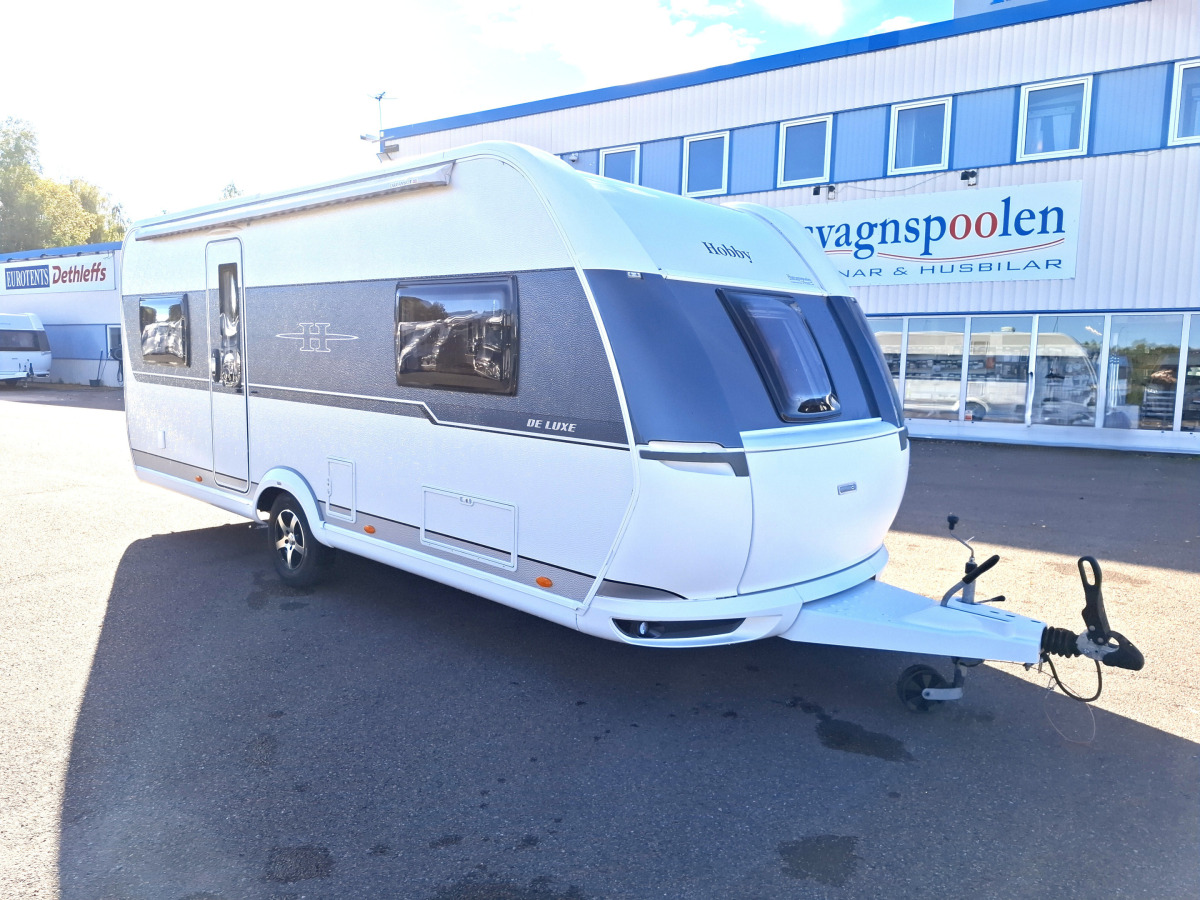 Hobby 515 UHL DE LUXE Långbäddar, Förtält, Markis, Taksäng, bild 1 av 11