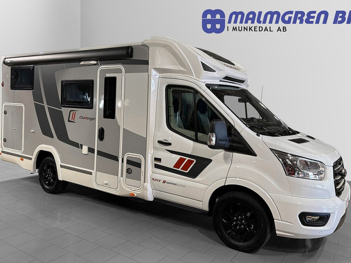CHALLENGER S217 Graphite Edition 165 HK AUTOMAT Dieselvärmare Långbäddar, bild 1 av 41