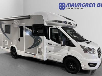 Chausson 720 170HK AUTOMAT 3500KG 6-BÄDDAR 5-Sits AC SOLCELL CYKELSTÄLL