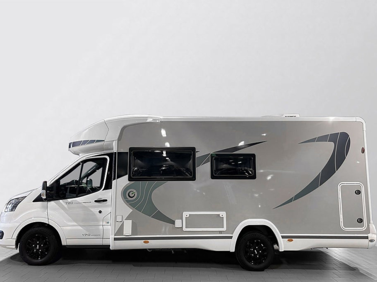 Chausson 720 170HK AUTOMAT 3500KG 6-BÄDDAR 5-Sits AC SOLCELL CYKELSTÄLL, bild 50 av 50