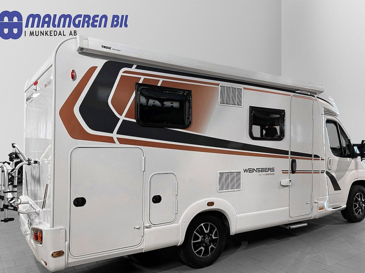 Weinsberg CaraCompact 600 MEG EDITION [PEPPER] LÅNGBÄDDAR Cykelställ, bild 3 av 41