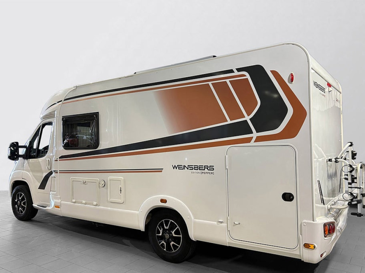 Weinsberg CaraCompact 600 MEG EDITION [PEPPER] LÅNGBÄDDAR Cykelställ, bild 37 av 41